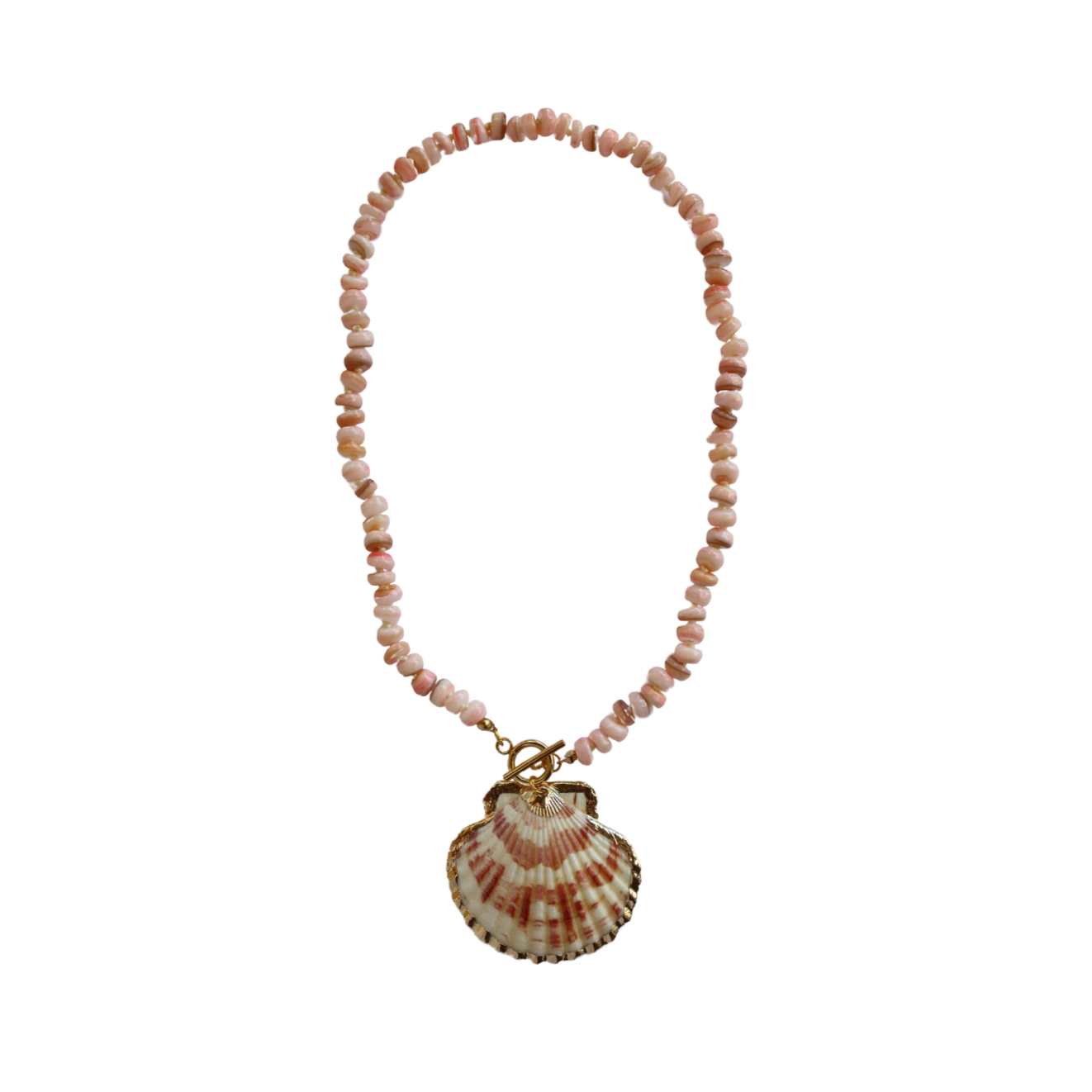 SHELL KNOTTED NECKLACE
