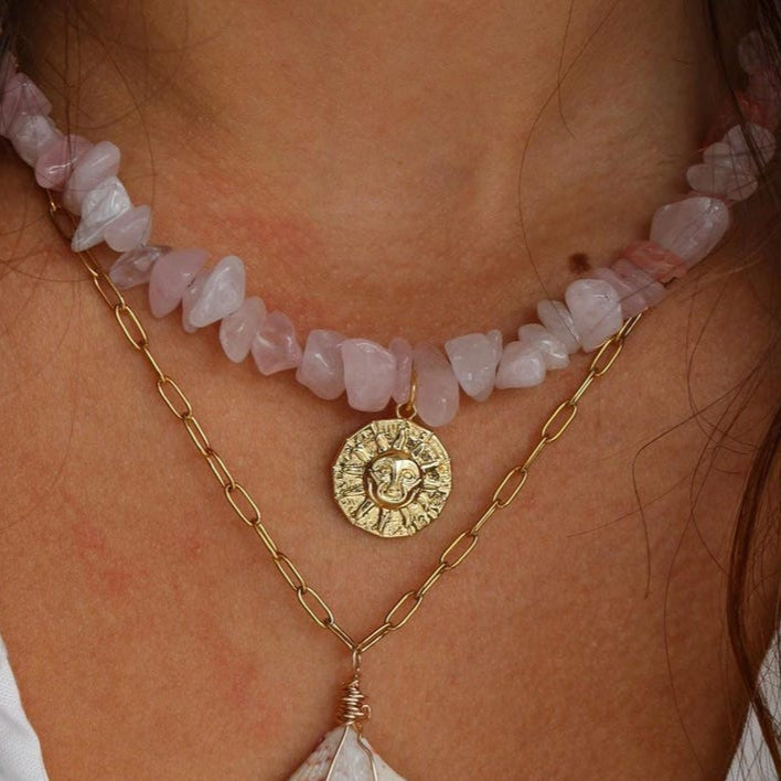 ROSE QUARTZ NECKLACE