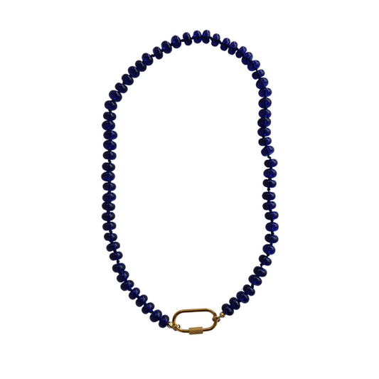 BLUE KNOTTED NECKLACE