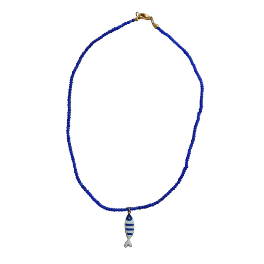 FISH BEADED NECKLACE