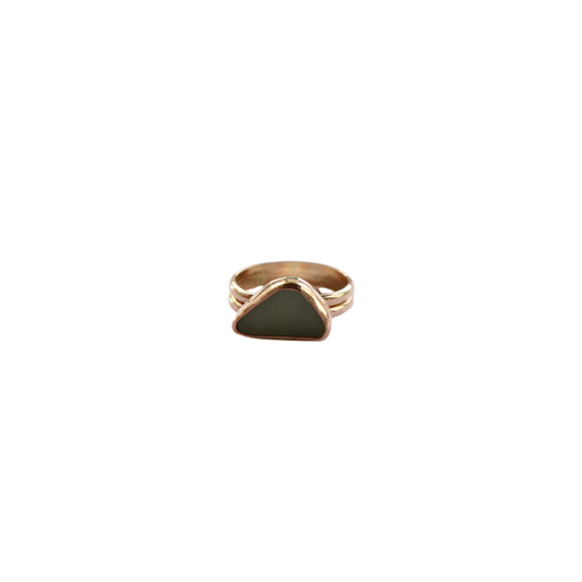SEA GLASS DOUBLE RING